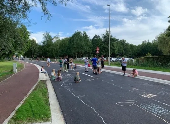 Opening vernieuwde Stationlei Bouwel