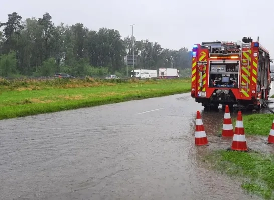 wateroverlast Grobbendonk Industrieweg