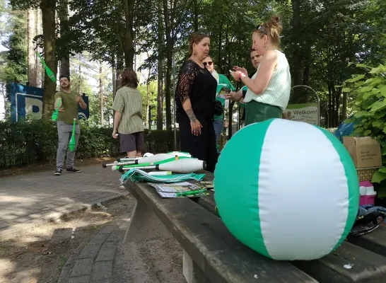 ACV uitdeelactie betaald verlof Lilse Bergen Lille 