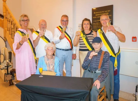 albasten huwelijk 75 jaar getrouwd in Berlaar