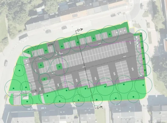 Heraanleg Boomgaardplein Turnhout plan 2024 