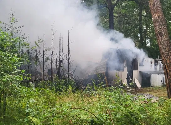 brand caravan camping Mol Postel strand vakantie Kempen