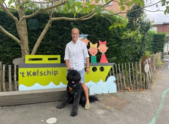 Hugo Bouvier zomerschool hond Duffel 't Kofschip