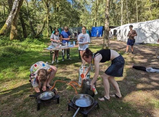 Open Kamp scouts Hoge Rielen