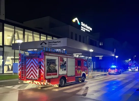 Brandweer aan AZ Sint-Maarten Mechelen