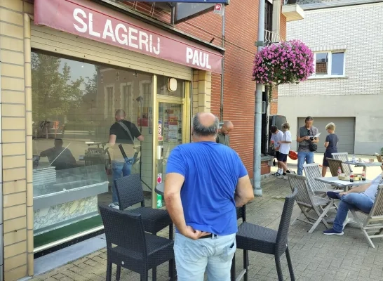 Slagerij Paul café Heffen Mechelen opwaardering