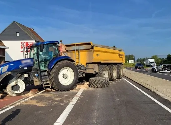 ongeval aarschotsebaan berlaar-heikant tractor