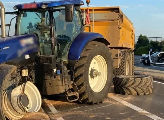 ongeval aarschotsebaan berlaar-heikant tractor