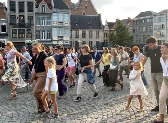 huppelen Mechelen Grote Markt 