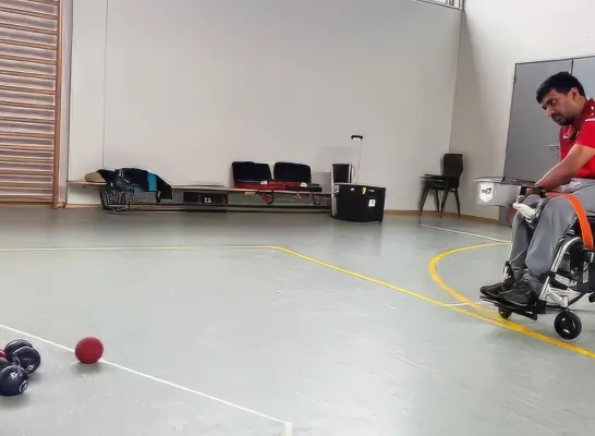 Francis Rombouts Paralympische Spelen Tielen Kasterlee boccia