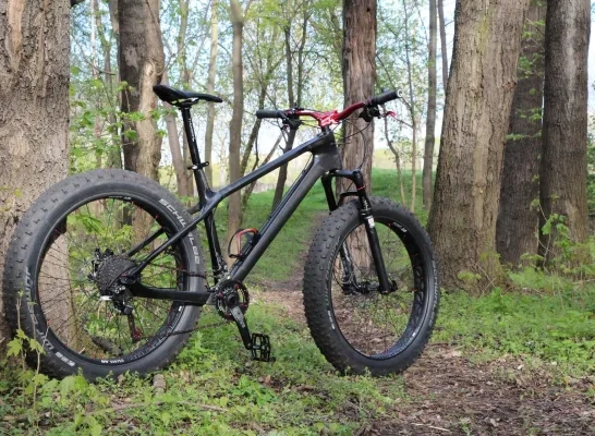 fatbike rechtenvrije stockfoto