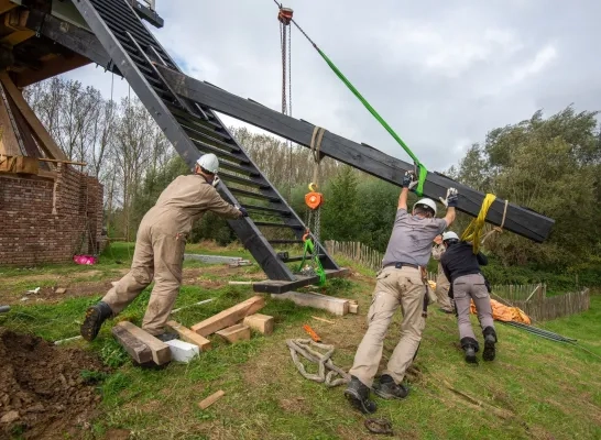 Gansakkermolen Puurs-Sint-Amands wieken