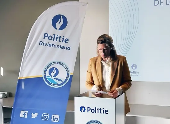 Annelies Verlinden bezoek Politie Rivierenland Bornem