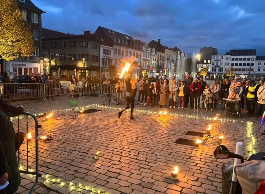 fakkeltocht armoede Turnhout 2024