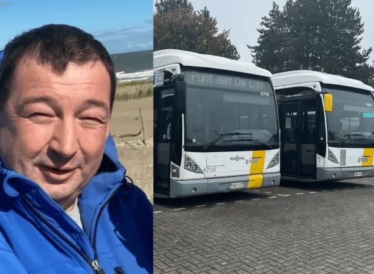 Carlo Vaesen ACV Openbare Diensten staking De Lijn 