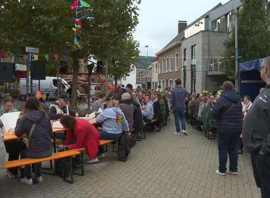 Langste ontbijttafel in Beerzel