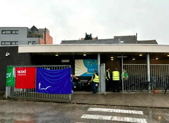 Staking stelplaats De Lijn Turnhout