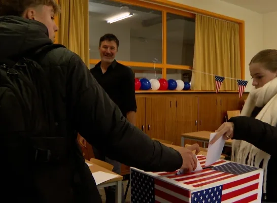 verkiezingen Amerika school Berlaar RTV