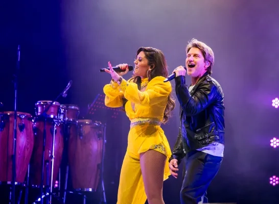 Belle Perez en Gene Thomas 25 jaar Belle Lotto Arena