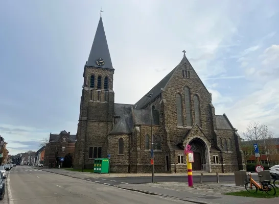 De Sint-Libertuskerk in de wijk Nekkerspoel