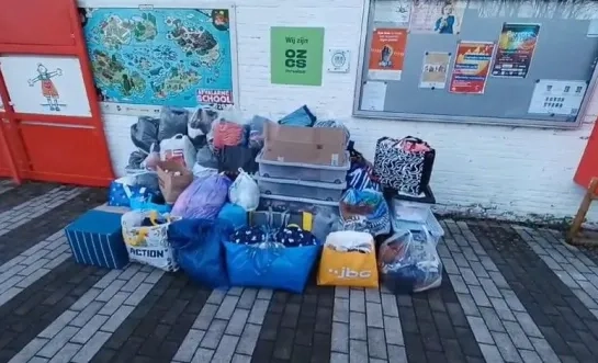 Kleding inzamelen Heilig Hartschool Sint-Katelijne-Waver