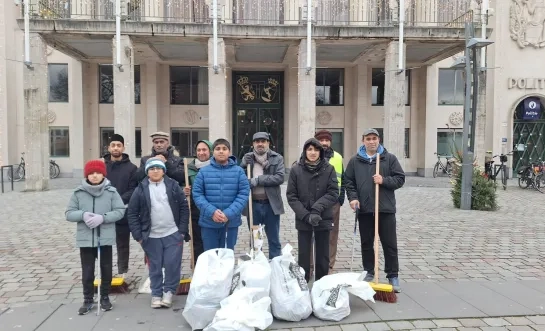 zwerfvuilactie jonge moslims Turnhout