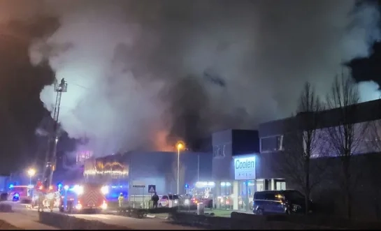 brand industrieterrein Hoge Mauw Arendonk