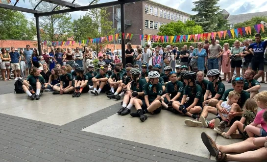 Lierse scholieren fietsen voor Afrika