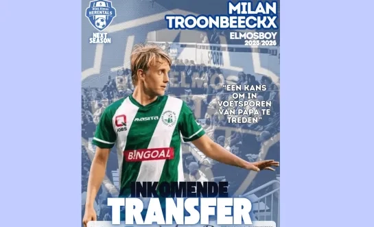 Milan Troonbeeckx Real Elmos Herentals Dessel Sport voetbal futsal
