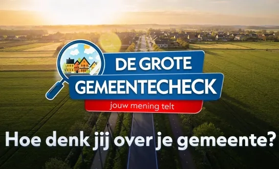 De Grote Gemeentecheck - Hoe denk jij over je gemeente