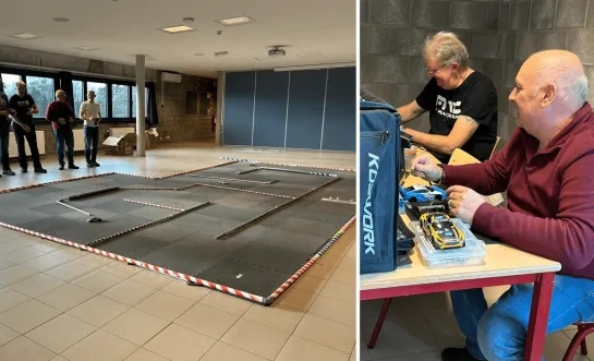 Eerste Mini-Z-racebijeenkomst in Hulshout
