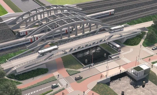 OV-brug Mechelen over Leuvense Vaart