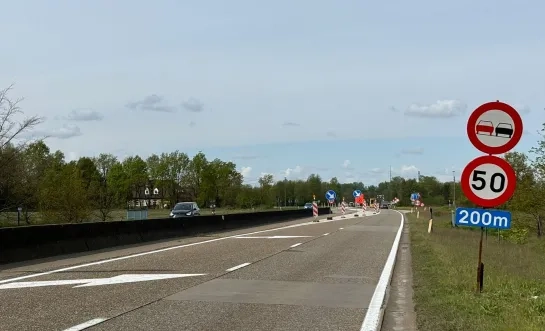 Werken Zuiderring Mol april 2024