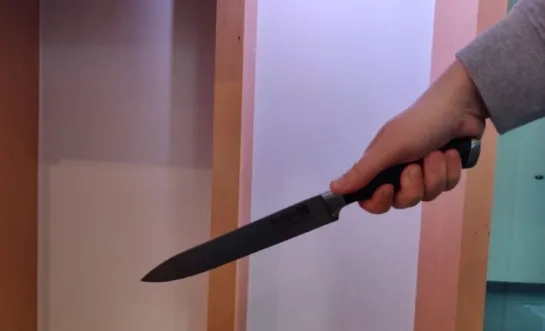 Stockafoto van een mes
