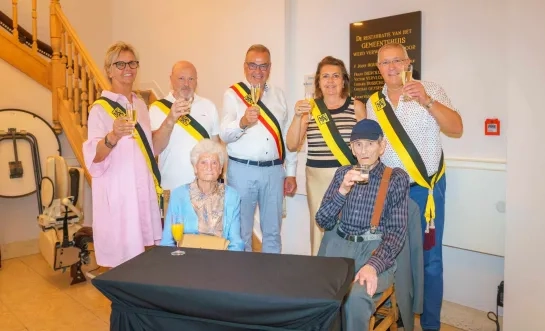 albasten huwelijk 75 jaar getrouwd in Berlaar