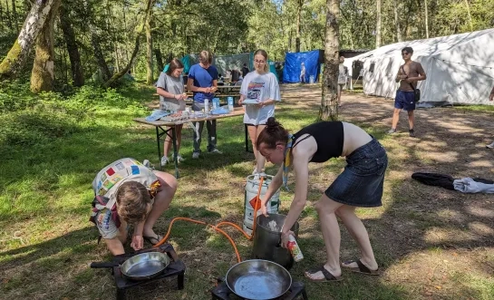 Open Kamp scouts Hoge Rielen