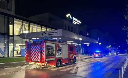 Brandweer aan AZ Sint-Maarten Mechelen