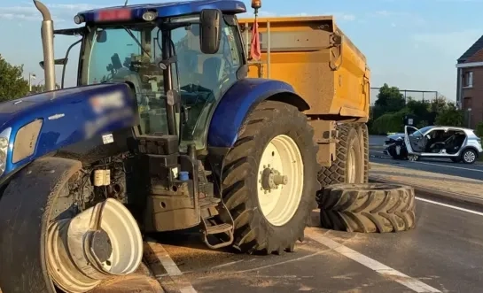 ongeval aarschotsebaan berlaar-heikant tractor