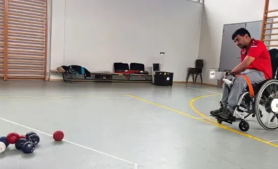 Francis Rombouts Paralympische Spelen Tielen Kasterlee boccia