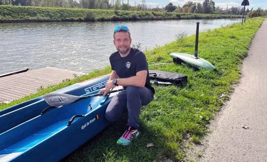 Kjell De Bruyn Belgisch kampioen SUP Berlaar