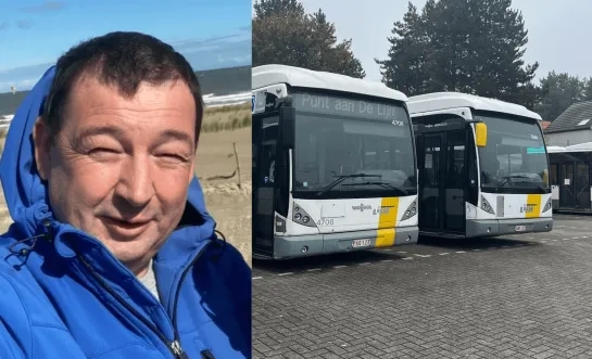 Carlo Vaesen ACV Openbare Diensten staking De Lijn 