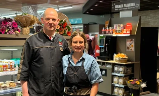 Tim Peeters en Silke Nuyts vernieuwde Spar Zammel