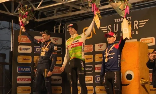 Laurens Sweeck wint de Superprestige in Merksplas, Toon Aerts is tweede