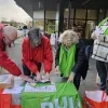 Vakbonden voeren actie Carrefour Lier tegen werkdruk