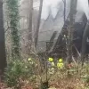 Brand boomhut Treelodge Retie