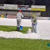 Voetbal sneeuw afgelast 