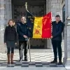 Vaandel oud-strijders vlaggen KVOM stad Mechelen