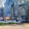Brand aan de Lourdesgrot in Eindhout