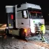 vrachtwagen in schaar E34 Oud-Turnhout