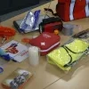 Nieuwe lading noodpakketten van Rode kruis Vlaanderen in Mechelen